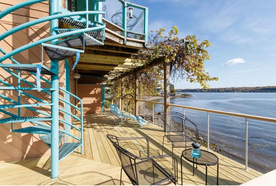 Hudson Riverfront Home Катскил Екстериор снимка